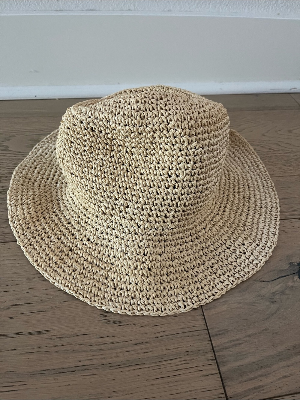 Nordstrom natural color lantern packable straw bucket hat